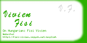 vivien fisi business card